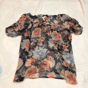 Joie silk short sleeve top